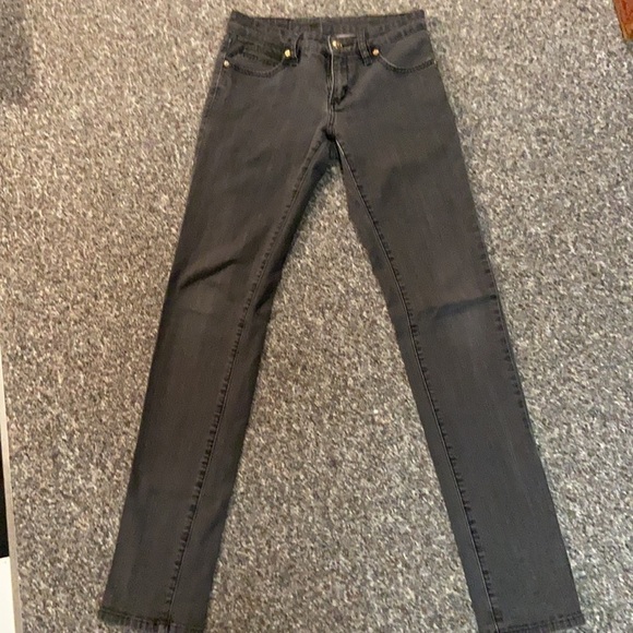 Bcbgmaxazria Mia Skinny Jeans Black Rinse 28 - Picture 4 of 7